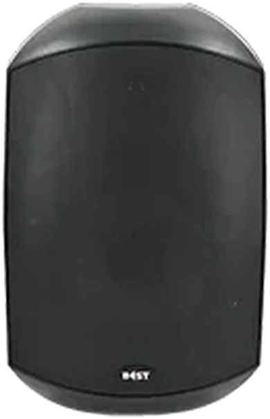 Black wall-mount speaker